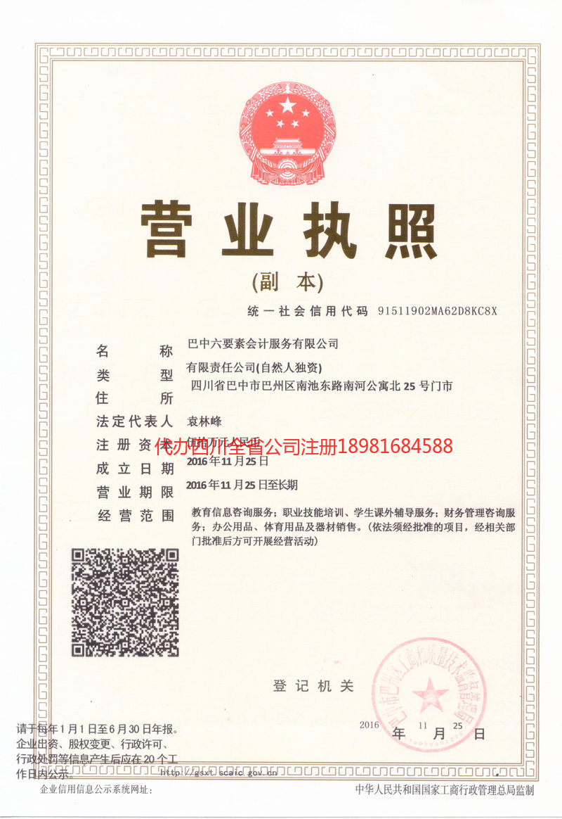 台山台山六要素会计服务有限公司